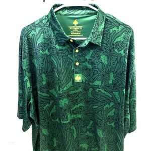 Pins & Aces 2022 Augusta Limited Edition Green Topo Golf Polo Shirt Mens XXXL‎